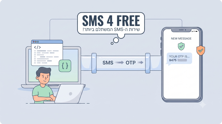 תשתית API לשליחת SMS וקודי OTP למפתחים